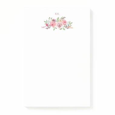 Modern Floral Post-it Notes