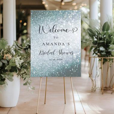 Modern, Glitter Bridal Shower  Foam Board