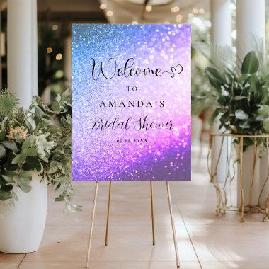 Modern, Glitter Bridal Shower Foam Board