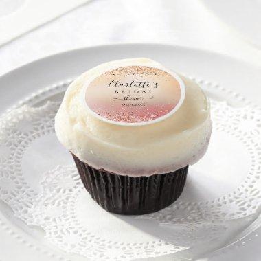 Modern Glitter Gold-Rosegold (Imitate)  Edible Fr Edible Frosting Rounds