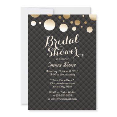 Modern Gold Confetti Dots Elegant