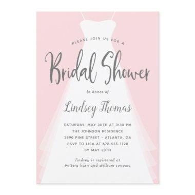 Modern Gown EDITABLE COLOR  Invite