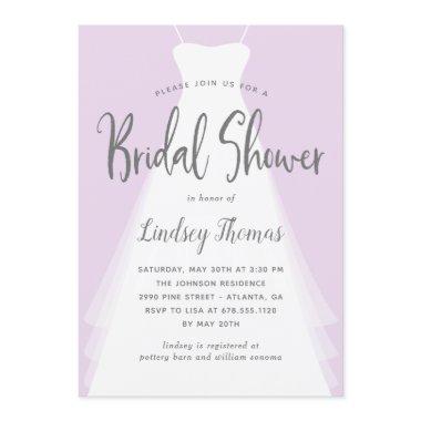 Modern Gown EDITABLE COLOR  Invite