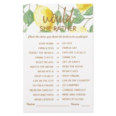 Modern Green Yellow Lemon  Game