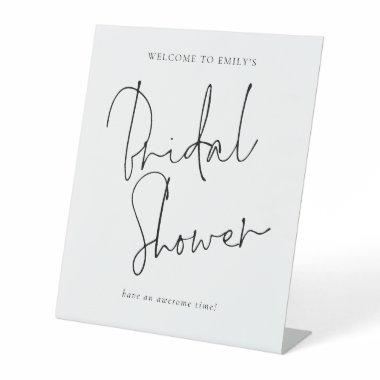 Modern Handwritten Script Welcome to  Pedestal Sign