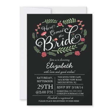 Modern Here Comes The Bride Floral