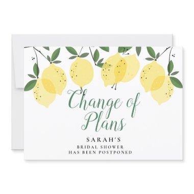 Modern Lemons  Change of Plans