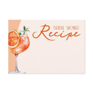 Modern love at first Spritz  Recipe Enclosure