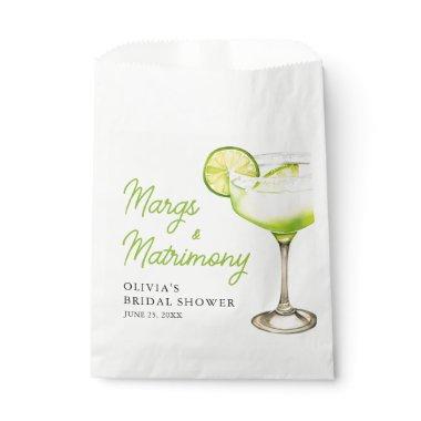 Modern Margs & Matrimony Cocktail  Favor Bag