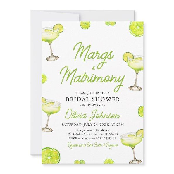 Modern Margs & Matrimony Cocktail