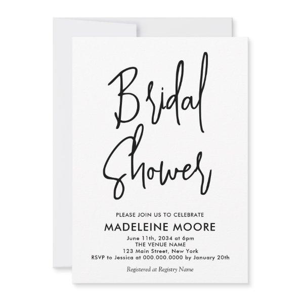 Modern Minimal Black White