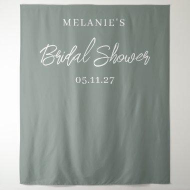 Modern Minimal Chic Bridal Shower Backdrop