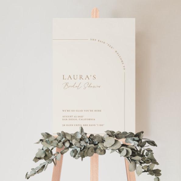 Modern Minimalist Arch  Foam Board