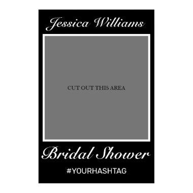 Modern Minimalist Black  Photo Prop Poster