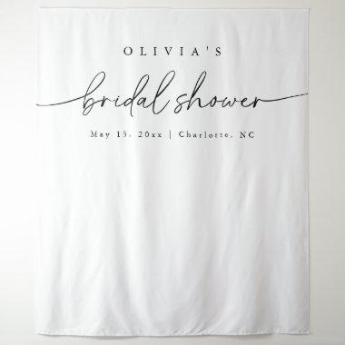 Modern Minimalist Bridal Shower Backdrop