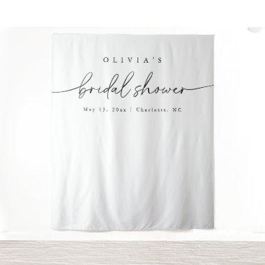 Modern Minimalist Bridal Shower Backdrop