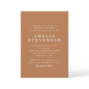 Modern Minimalist Chic  Terracotta