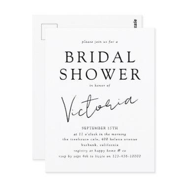 Modern Minimalist Script  Invitation Post