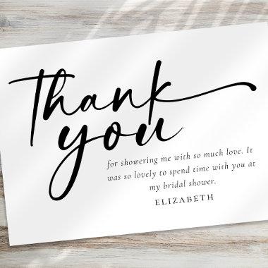 Modern Minimalist Script  Thank You