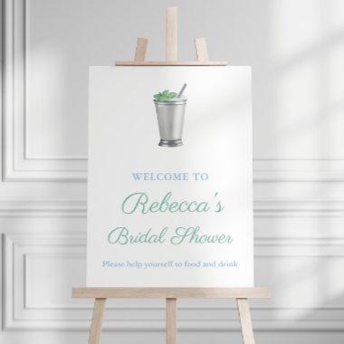 Modern Mint Julep  Welcome Foam Board