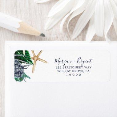 Modern Nautical | Greenery Return Address Label