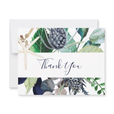 Modern Nautical | Greenery Thank You Invitations