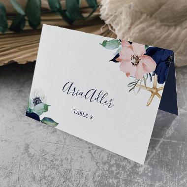 Modern Nautical Guest Name Wedding Place Invitations