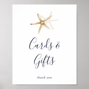 Modern Nautical | Starfish Invitations and Gifts Sign
