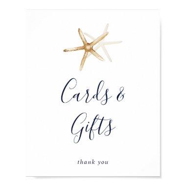 Modern Nautical | Starfish Invitations and Gifts Sign