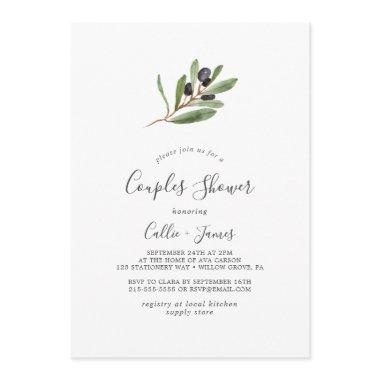 Modern Olive Branch Couples Shower