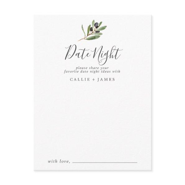 Modern Olive Branch Date Night Idea