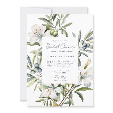 Modern Olive Floral