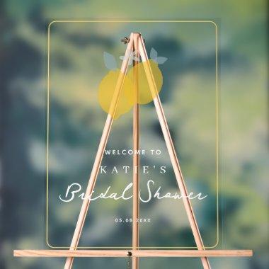 Modern Pastel Citrus Lemons  Sign