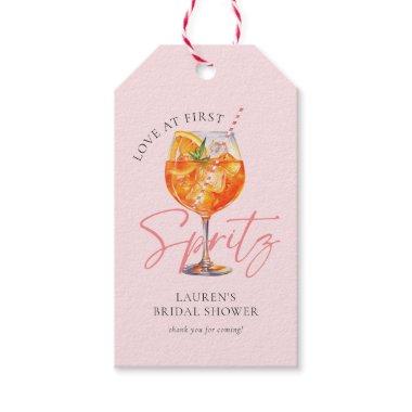 Modern Pink Aperol Spritz  Gift Tags