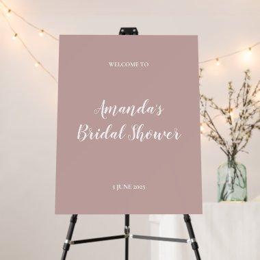 Modern Pink Script  Welcome Sign