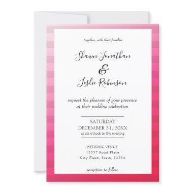 Modern Pink Wedding Typography  V4