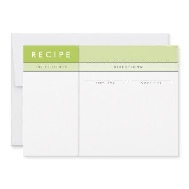 MODERN RECIPE  organiser block minimal green