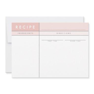 MODERN RECIPE  organiser block minimal pink