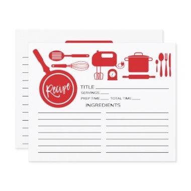 Modern Red Kitchen Utensils Recipe