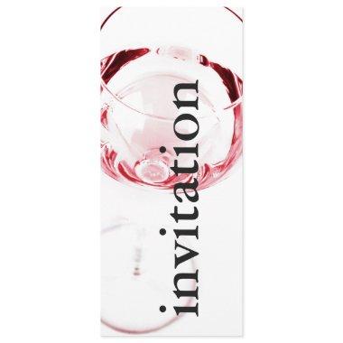 modern red wine glass - winetasting