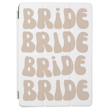 Modern Retro Bride Bachelorette Party Vintage iPad Air Cover
