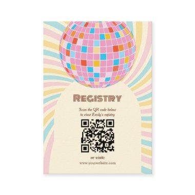 Modern Retro Groovy Disco  Registry Enclosure