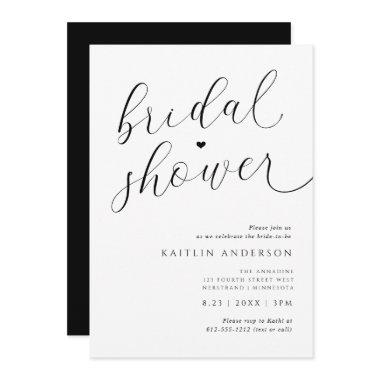 Modern Romantic Black and White