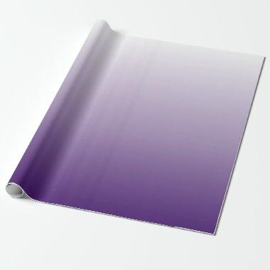 modern romantic summer lilac ombre purple wrapping paper