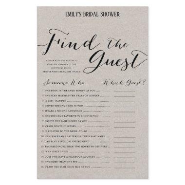 Modern Rustic  Game PRINTED