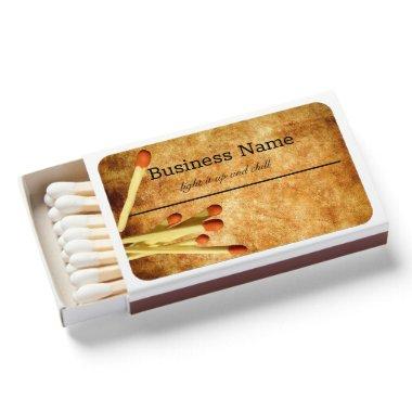 Modern Rustic Bridal Shower Matchbox Matchboxes