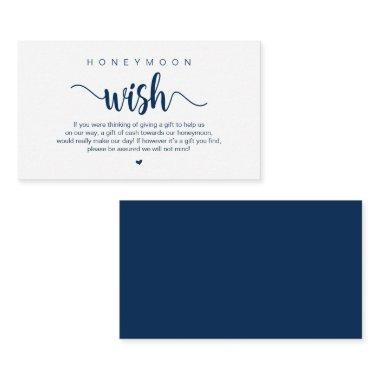 Modern Rustic Farm themed, Honeymoon Wish Enclosu Enclosure Invitations