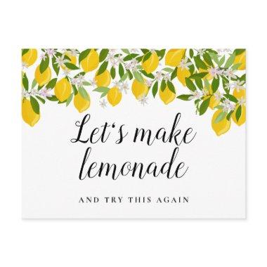 Modern Script  Change of Date Lemons Post
