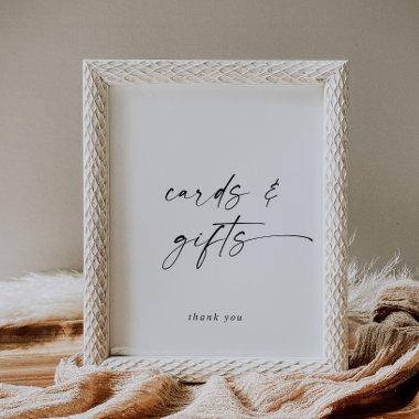 Modern Script Invitations and Gifts Sign