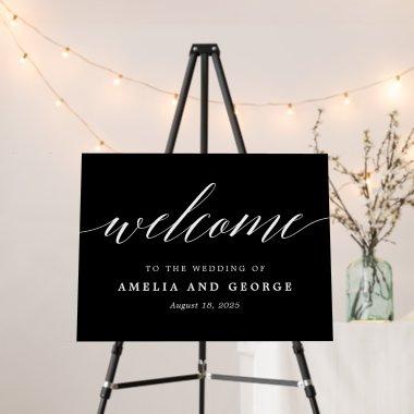 Modern Script EDITABLE COLOR Welcome Sign